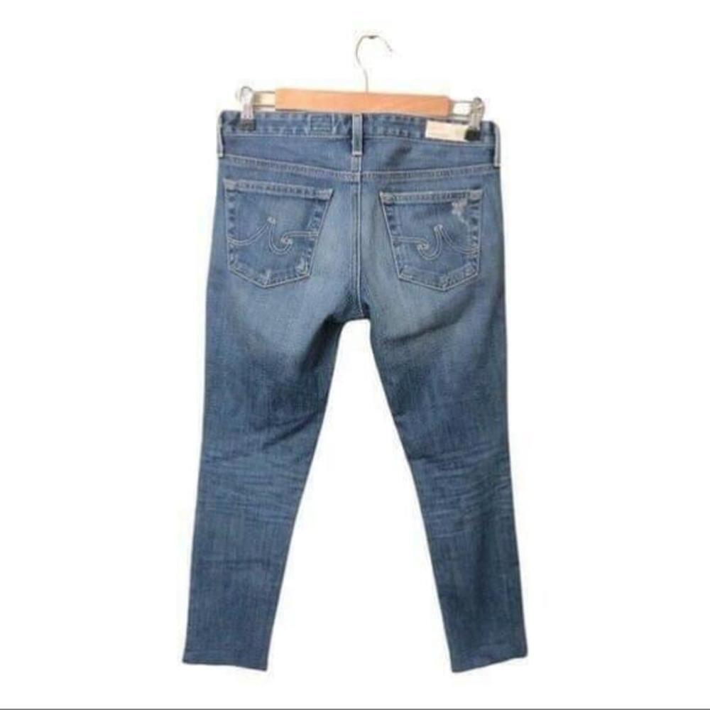 AG Adriano Goldschmied The Stilt Cigarette Leg Skinny Distressed Jean Size 26 - Picture 3 of 10